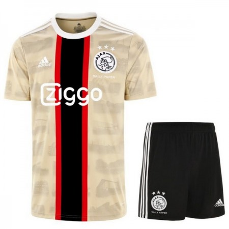Jalkapallo Peliasut AJAX Lasten Kolmas Pelipaita 2022-23 Lyhythihainen